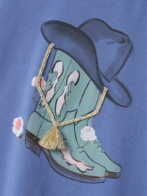 NAME IT T-shirt Hadia Bleached Denim
